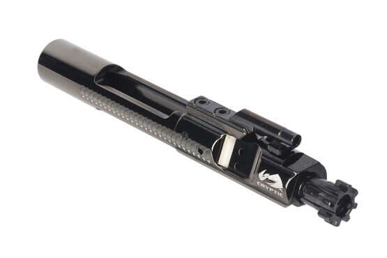 Cryptic Coatings Mystic Black AR-15 bolt carrier group for 5.56 NATO has an ultra-slick 0.01 coefficient of friction